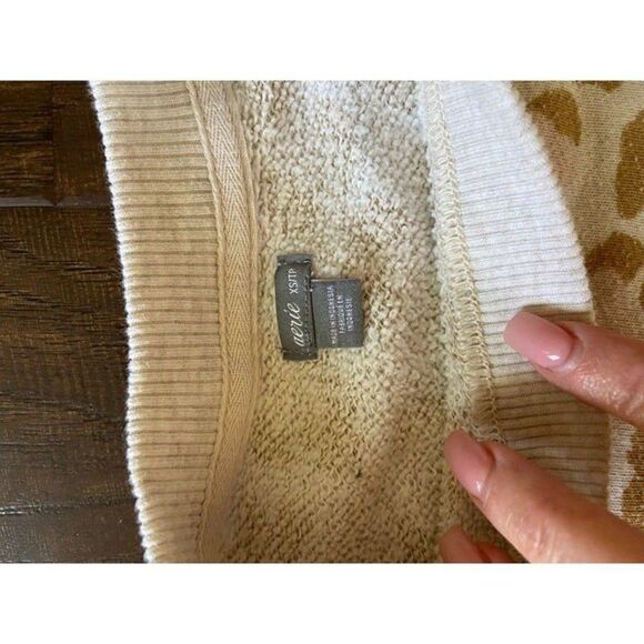 Set of 2 Animal Print Sweatshirts Aerie and American Eagle (XS) - Picture 2 of 3